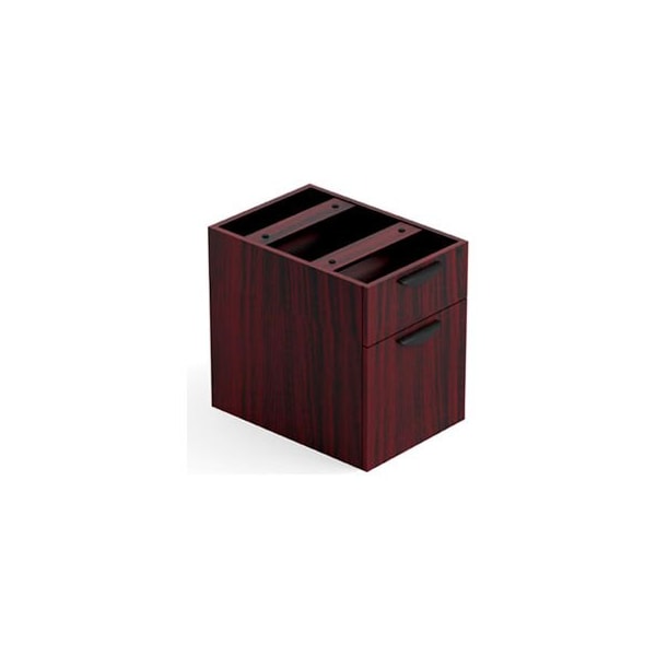 Gec Offices To Go 2 Drawer Hanging Pedestal in Mahogany - Executive Modular Furniture SL22HBF-AML - main